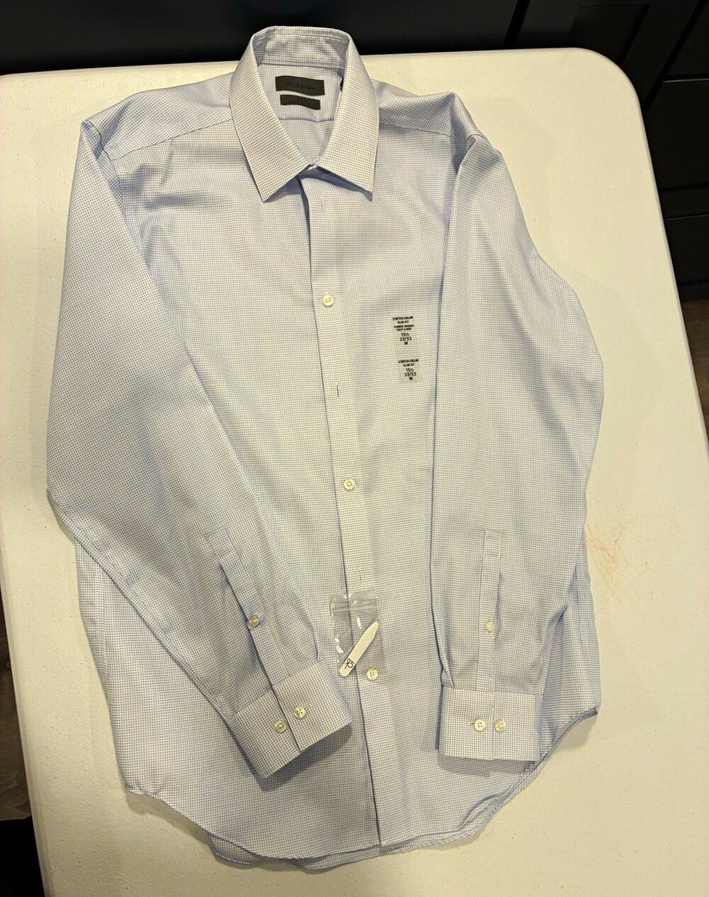 Calvin Klein Infinite Slim Fit Non-Iron Stretch Shirt 15.5 32/33